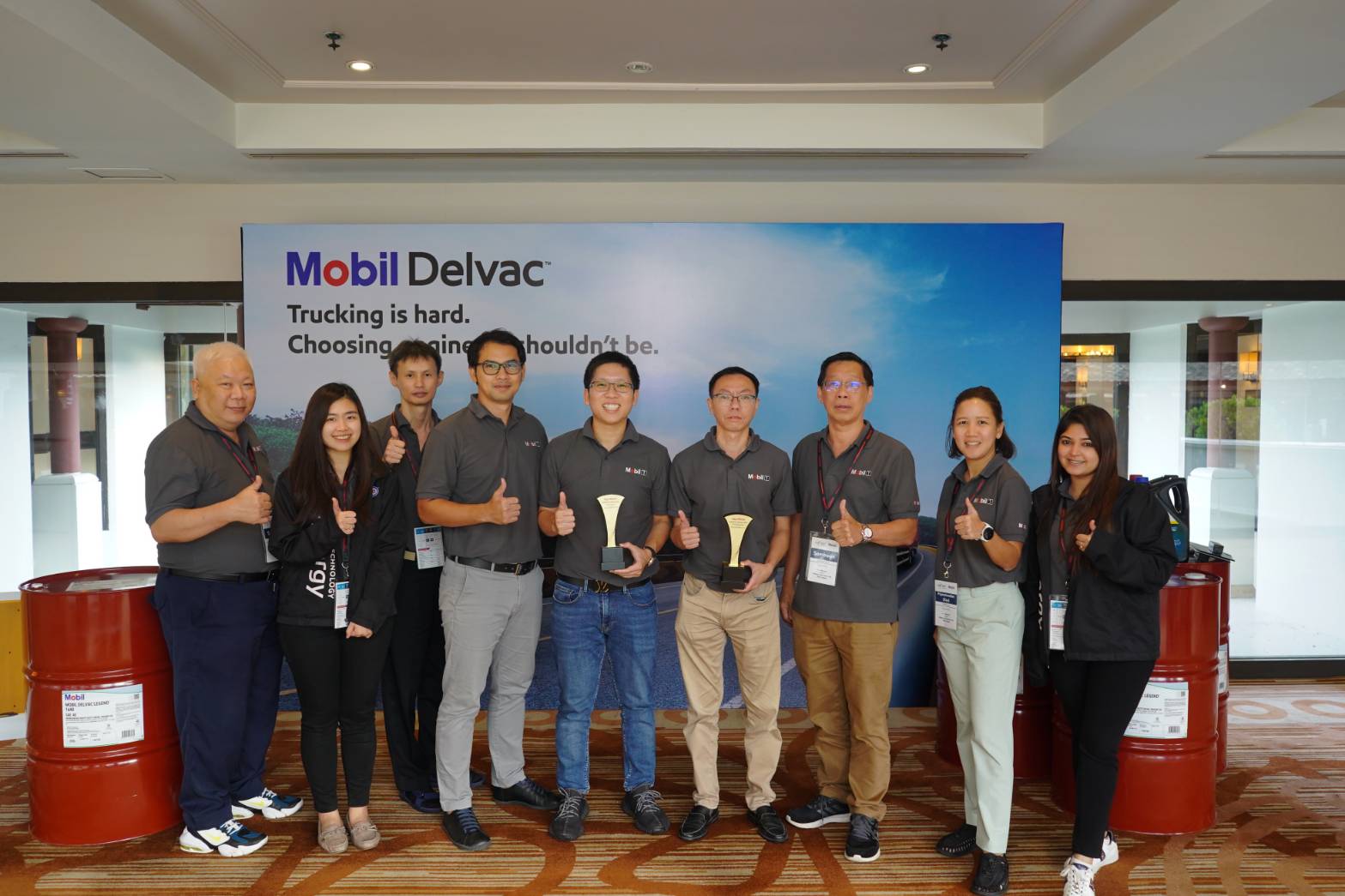 Received 2 prestigious awards at the 2023 ExxonMobil Distributor