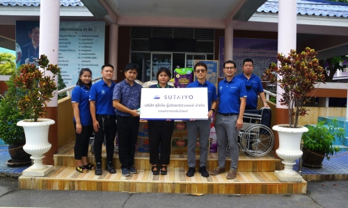 Sutaiyo donates to Phra Pradaeng Disabled