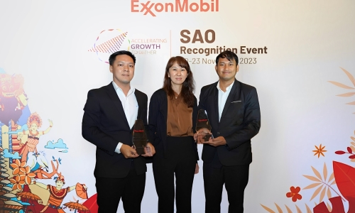 บริษัท SUTAIYO ได้รับรางวัลอันทรงเกียรติ ระดับภูมิภาค Southeast Asia & Oceania (SAO) จากบริษัท ExxonMobil