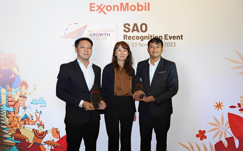 บริษัท SUTAIYO ได้รับรางวัลอันทรงเกียรติ ระดับภูมิภาค Southeast Asia & Oceania (SAO) จากบริษัท ExxonMobil