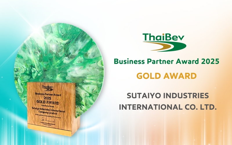 SUTAIYO Wins the ThaiBev Business Award (Gold)