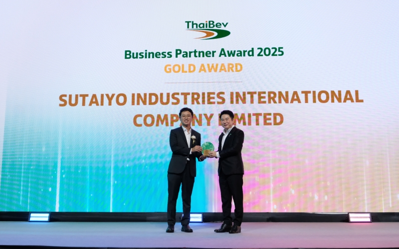 SUTAIYO Wins the ThaiBev Business Award (Gold)